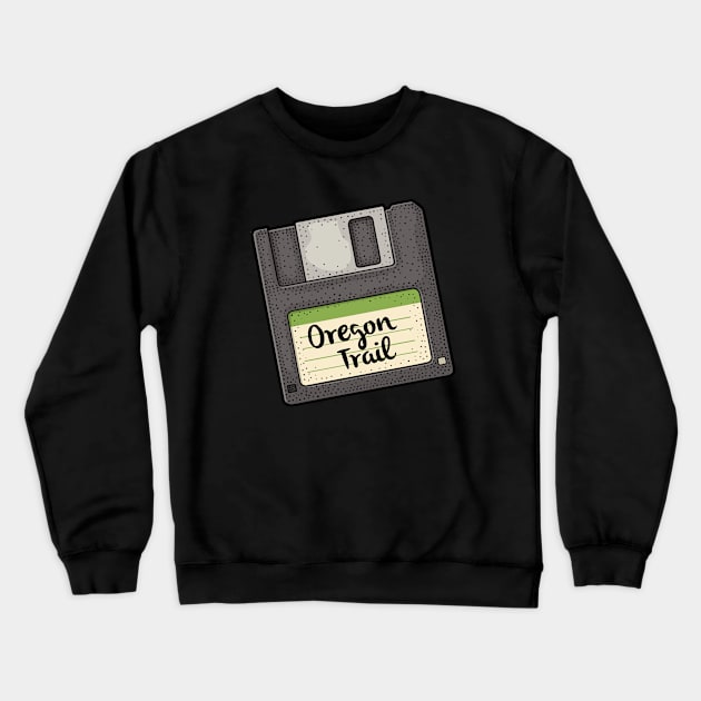 1.44 mb retro gamer Crewneck Sweatshirt by barrettbiggers